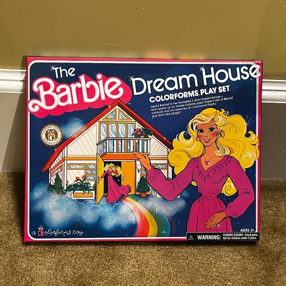 The Barbie Dream House Colorforms Play Set, Colorforms Classics Retro Replay Ed - Picture 1 of 7